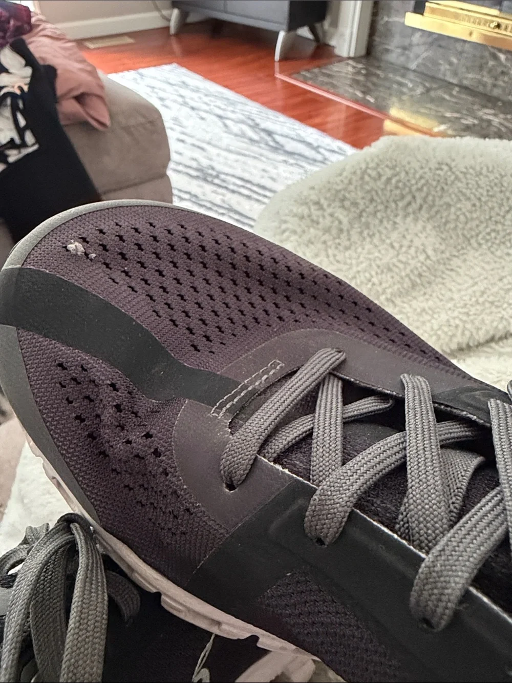 On Running Cloudflow Shoes in Rock | Rose 7 - Picture 6 of 8